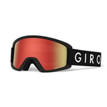Giro GIRRJ Semi Snow Goggles - Black Core - Amber Scarlet & Yellow Lenses, Medium Frame