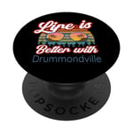 Souvenirs de Drummondville / La vie est meilleure avec Drummondville PopSockets PopGrip Interchangeable