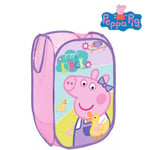 NEW Peppa Pig Girl Children Bedroom Pop Up Foldable Storage Basket Bag Toy Bin