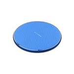 Qi Wireless Charger Charging Pad Fast Dock Blue