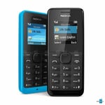 Nokia 105 SIM Free Unlocked Mobile Phone Cheap Basic Blue-1 YEAR WARRANTY