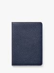 Aspinal of London Card Slots Pebble Leather Passport Cover