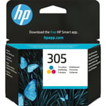 Genuine HP 305 Ink Cartridge Tri Colour 3YM60AE Tatty Box Dated 12.2022