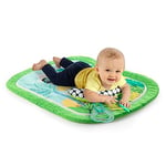 Bright Starts - Easy Breezy Tapis d'activité sur le ventre pour bébé, 2 jouets amovibles à emporter, compact et lavable en machine, nouveau-né +