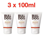 Bulldog Skincare Energising Moisturiser for Men 3 x 100ml