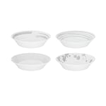 Royal Doulton Pacific Stone Set of 4 Pasta Bowls, White/Stone