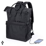 BigBuy Office Backpack for Laptop and Tablet with USB Output 145532