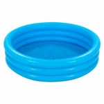 Intex 3 Ring Crystal Blue Inflatable Paddling Pool 66" x 15" Garden Holiday Fun