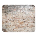 Mousepad Computer Notepad Office Brown Vintage Red Old Weathered Exposed Brick Wall Concrete Home School Game Player Computer Worker Inch
