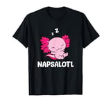 Axolotl Napsalotl Sleeping Axolotl T-Shirt