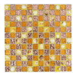 mosaik ws beach square crystal shell orange 2,3x2,3x0,8