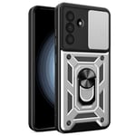 Samsung Galaxy A36 5G Skal med Stativ - Silver
