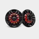 DS18 NXL 6.5" 2-Way Coaxial Marine Speaker With LED RGB Lights 100 W