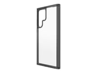 Panzerglass Hardcase - Crystal Black Edition - Baksidesskydd För Mobiltelefon - Termoplastisk Polyuretan (Tpu) - För Samsung Galaxy S22 Ultra