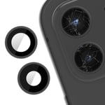 Clappio Lentille Caméra Arrière pour iPhone 12 et 12 Mini Noir