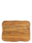 Raw Teak Wood - Cuttingboard W/Juicegroove Home Kitchen Kitchen Tools Cutting Boards Wooden Cutting Boards Brown Aida