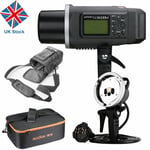 UK Godox AD600 AD600BM 1/8000s 2.4G Flash Light+ H600B Head+ Case +Bag f Wedding