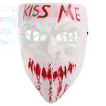 Kiss Me Mask LED Vit