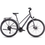 Hybridcykel Cube Touring Pro Mid Slabgrey/Metal 46 2025