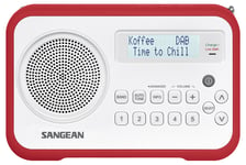 DAB Radio Sangean DPR67 Rød/hvit
