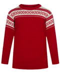 Dale Of Norway Cortina Sweater JR Raspberry/Off-White (Storlek 4 yrs)