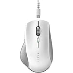 Razer Pro Click - High-precision Ergonomic Wireless Mouse for Productivity (USB Wireless Office Mouse for PC and Mac, Bluetooth, Extended Battery Life, 5G Advanced Optical Sensor) White