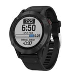 Silikonarmband Garmin Fenix 6 Pro Svart