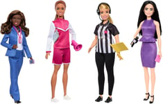 Barbie You Can Be Anything Career of the Year 4 Dolls New (Box Damaged)