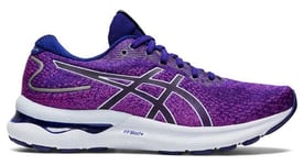 Chaussures running asics gel nimbus 24 bleu violet femme