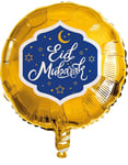 Eid Mubarak - Guldfolierad Bokstavsbanner