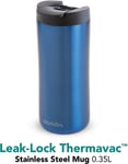 Aladdin Vacuum Bottle Stainless Steel Drinks Travel Mug Blue 0.35L