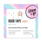 Glam&Go Women's Boob Tape, Multi, One Size