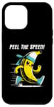 Coque pour iPhone 13 Pro Max Peel The Speed, amateur de jogging et de course à pied avec un jeu de mots à la banane