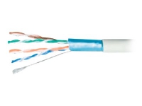 Exertis - Samlet kabel - 305 m - foliebelagt uskjermet tvinnet kabelpar (F/UTP) - CAT 5e - flertrådet