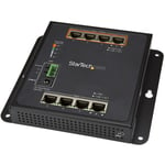 StarTech.com Industrial 8 Port Gigabit PoE Switch - 4 x PoE+ 30W - Pow