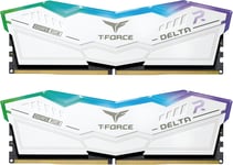 T-Force DELTA RGB White 32GB DDR5 6000MHz DIMM FF4D532G6000HC38ADC01