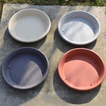 Round Shape Plastic Solid Color Garden Pot Saucer Plant Drip Tao Hong 27*4.1