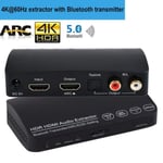 Câble d'alimentation USB - Extracteur audio 2 ports HDMI 2.0, pour PS5 4K 60Hz 5.1Ch HDMI 2.0b, commutateur A