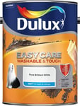 Dulux  Paint Easycare - Matt - 5L - Pure Brilliant White -  Washable and Tough