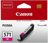 GENUINE AUTHENTIC CANON 571 MAGENTA CLI-571M INK CARTRIDGE MG5750 TS9050 TS5051