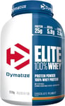 Dymatize Elite 100 Percent Whey Chocolate Peanut 2170G - High Protein Low Sugar
