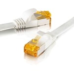 SEBSON CAT7 Ethernet Cable 20m, LAN Patch Cable 10 Gbit/s High Speed, U-FTP shielded, RJ45 Network Cable for Router, PC, TV, Xbox, PS4, Game consoles