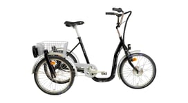Monark Elassisterad trehjulig cykel med 2 hjul bak Onesize
