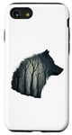 Coque pour iPhone SE (2020) / 7 / 8 Loup dans les bois
