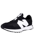 New Balance327 Big Logo Suede Trainers - Black/White