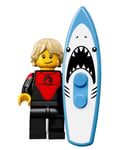 Lego Series 17 Pro Surfer Minifigure with Shark Surfboard