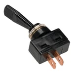 vippstrombrytare på av 12v 10a 2 flikkontakter installationsstorlek ø13mm i blister