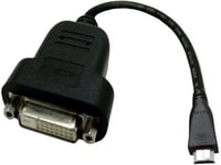 Accell adapterkabel, mini HDMI till DVI-D adapter, 0,19m, svart