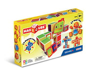 Geomag MagiCube 142 Robots, Constructions Magnétiques et Jeux Educatifs, 11 Cubes Magnétiques