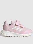 adidas Sportswear Infant Girls Tensaur Run 2.0 Trainers - Pink, Pink/White, Size 8 Younger